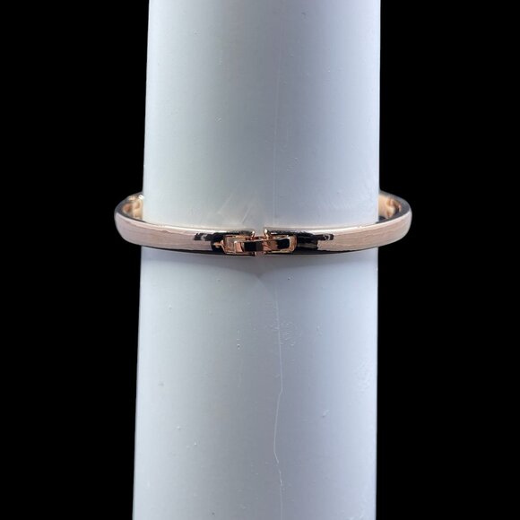 Ginger Snaps Rose Gold Crystal Bracelet Snap Jewelry Coquette Glam Statement - Picture 7 of 8